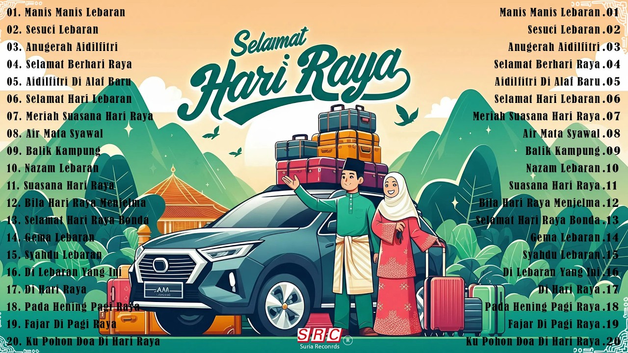 30 Lagu Raya Terbaik 2026 🌙 Selamat Hari Raya Aidilfitri | Balik Kampung Penuh Kenangan