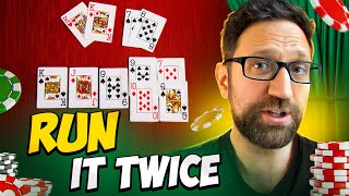 Run It Twice Poker Strategy - What It Means For Equity