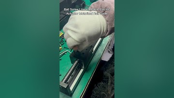 DIY Ball Screw Linear Module Electric Actuator Motorized Rail Guide #semimodular #cnc #kinematics