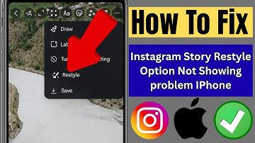 Fix Instagram Story Restyle Option Not Showing on iPhone | 100% Working Solution