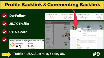 Very High Quality Profile Creation Backlink | Also Create Commenting Backlinks with 👉Do-Follow