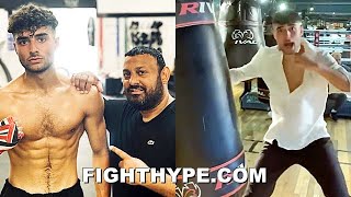 AADAM HAMED GOT MOVES LIKE DAD PRINCE NASEEM HAMED; DISPLAYS \\