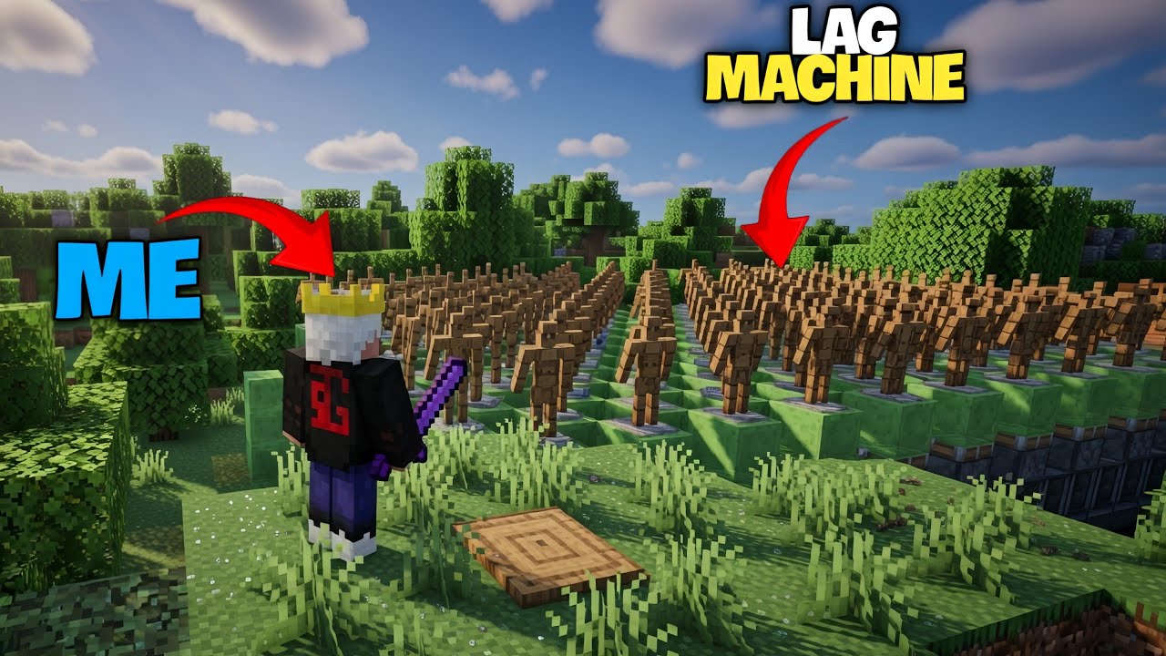 Why I build a Lag Machine in this Minecraft Public server... - YouTube