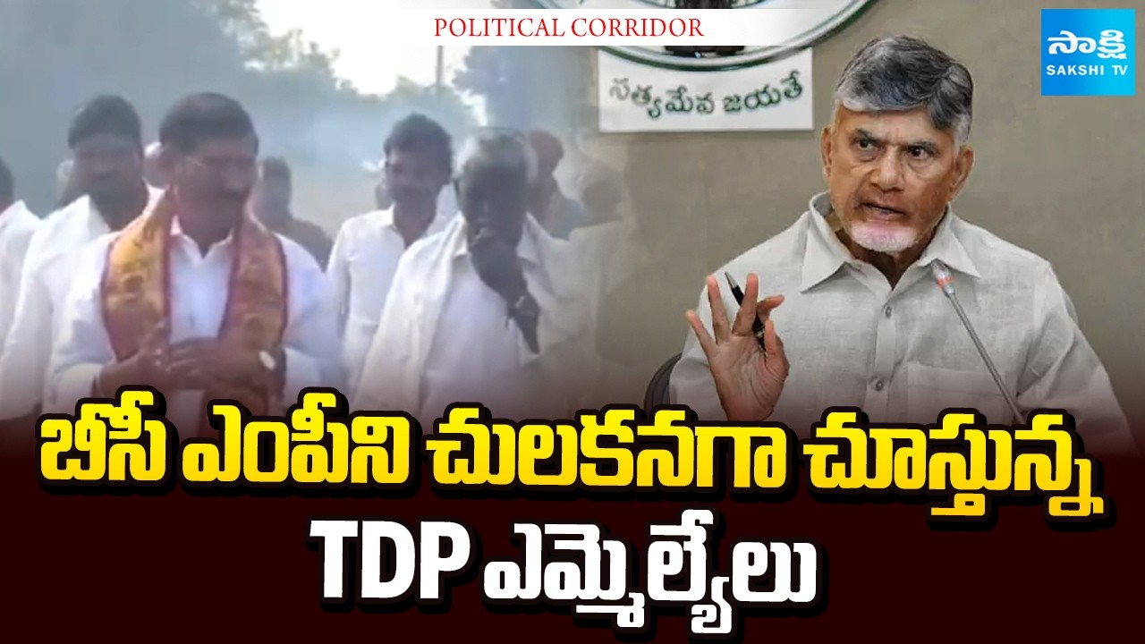 బీసీలు అంటే చులకనా బాబు | Kurnool TDP MLAs Insults MP Bastipati Nagaraju | Sakshi Political Corridor