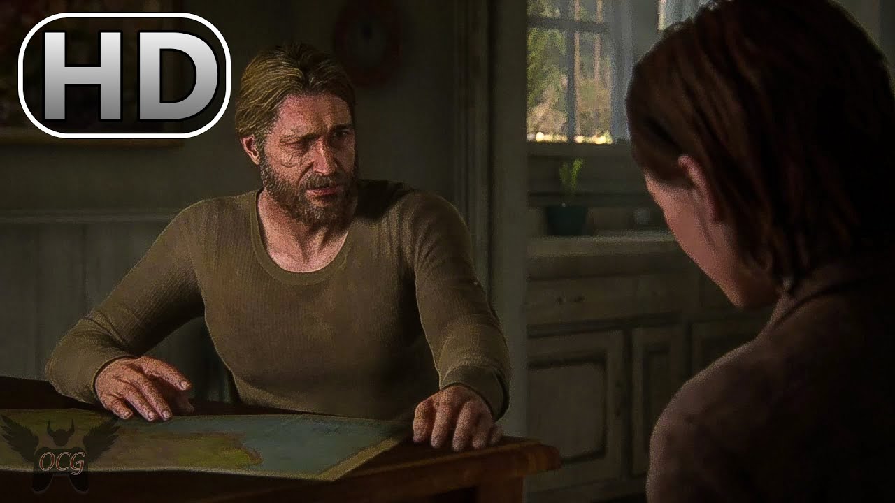 Tommy Visits Ellie and Dina Scene - THE LAST OF US 2 (THE LAST OF US PART 2  Cinematic) 