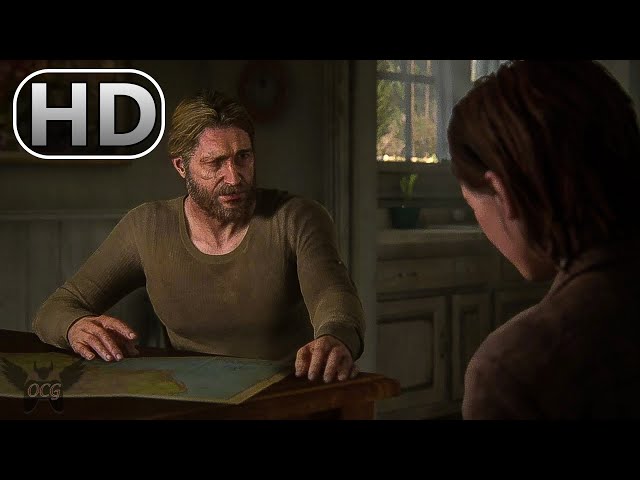 Tommy Visits Ellie and Dina Scene - THE LAST OF US 2 (THE LAST