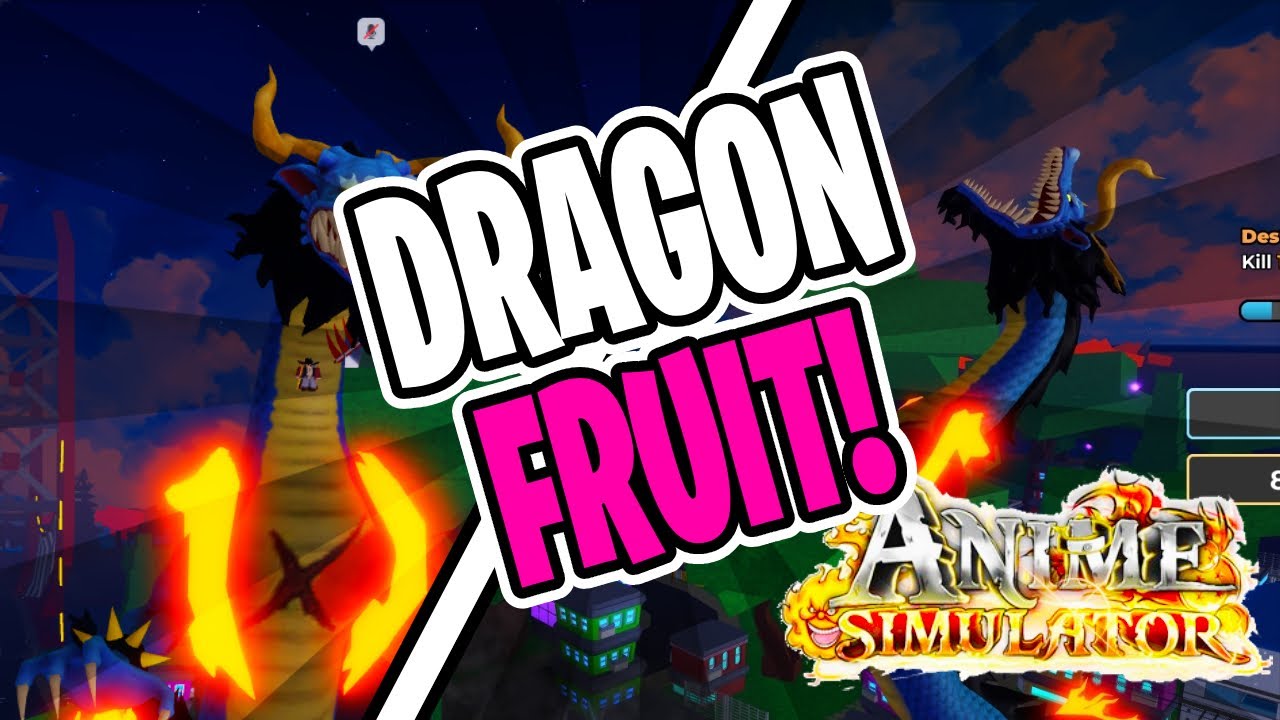 SHOWCASING 0.3% DRAGON FRUIT IN ANIME SIMULATOR! INSANE!!! - YouTube