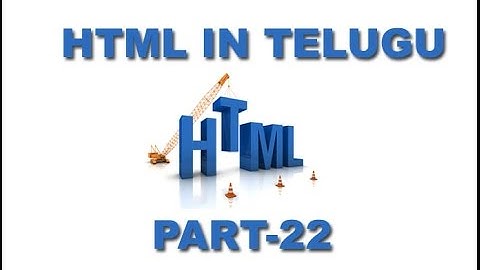 Free HTML Tutorials in Telugu Table Colours Part 22