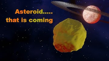 Mysterious Planet and the Asteroid that is coming | 3D Blender Animation Video | HD