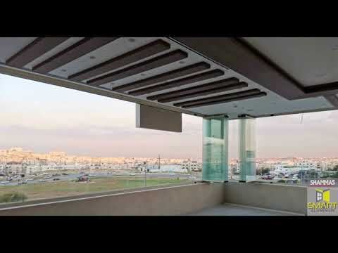 SHAMMAS Folding Glass Curtains Aghati Sweets AMMAN برادي شماس الزجاجيه القابله للطي 