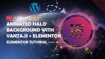 WordPress-zelfstudie: geanimeerde halo-achtergrond met Vanta.js + Elementor