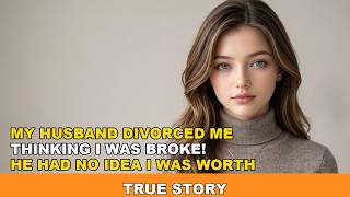 My Husband Divorced Me Thinking I Was Broke—2 Days Later, He Regretted It When I Bought His Firm
