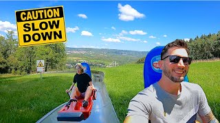 Mountain Toboggan Race || Alpine Coaster || Freizeitzentrum Peterberg, Germany