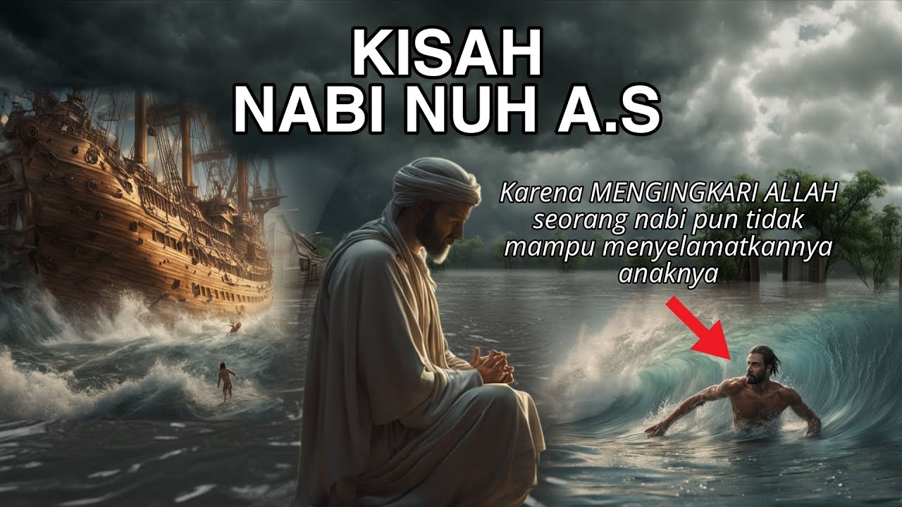 Bani Rasib TENGGELAMNYA Istri dan Kan'an Anak Nabi Nuh serta Bani Rasib karena ...
