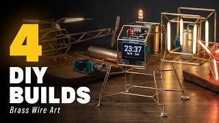 4 Amazing DIY Projects I Built From Brass Wire & Electronics