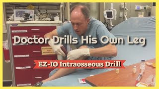 A Doctor Drills His Own Leg with an IO Needle screenshot 1