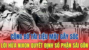 RÒ RỈ TÀI LIỆU TIẾT LỘ âm mưu CUỐI CÙNG của tướng Mỹ: cứu hay đẩy VNCH vào sụp đổ | LỊCH SỬ TINH HOA