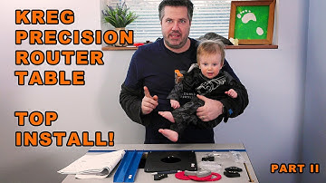Kreg Precision Router Table Build-out and Upgrade Part II:  Topping It Off