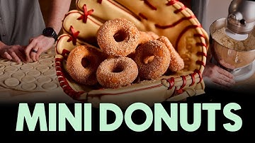 Easy Mini Donut Recipe - Ballpark Treat Made at Home