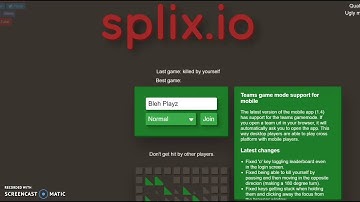 My first Video! | #1 splix.io SPLIX.DIEO!