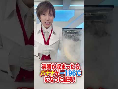 -196℃の液体窒素でバナナ凍らせて釘は打てるのか？