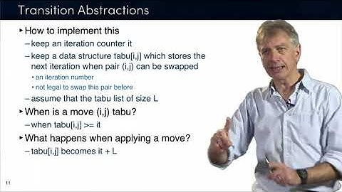 Discrete Optimization || 09 LS 9   tabu search formalized aspiration car sequencing n queens 26 37
