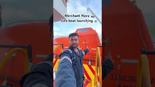 Merchant Navy vlog ⛴️|| Life boat launching 🛥️|| #viral #ship #sea #shortvideos #minivlog #shorts