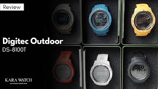 Review Cara Setting dan Kalibrasi Jam Tangan  Digitec Outdoor DS-8100T - Kara Watch