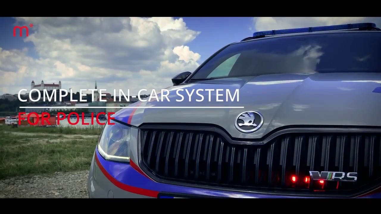 Mosy - Intelligent police car in action