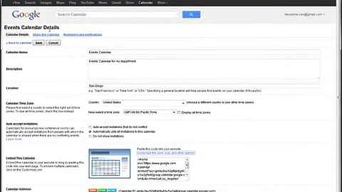 UCSD CMS: Adding Google Calendar