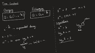 Capacitor Equations and the Time Constant | AQA A-Level Physics