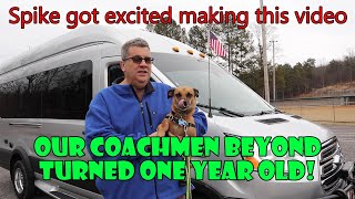 Our 2020 Coachmen Beyond 22C Li3 is one year old!