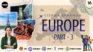 Iberian Peninsula Europe 3 | Lec 16 - World Map | SSC, RRB, UPSC, PSC | Singhji ma'am
