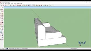 Sketchup Tutorial part 20 || curves with sofa || sketchup || telugu