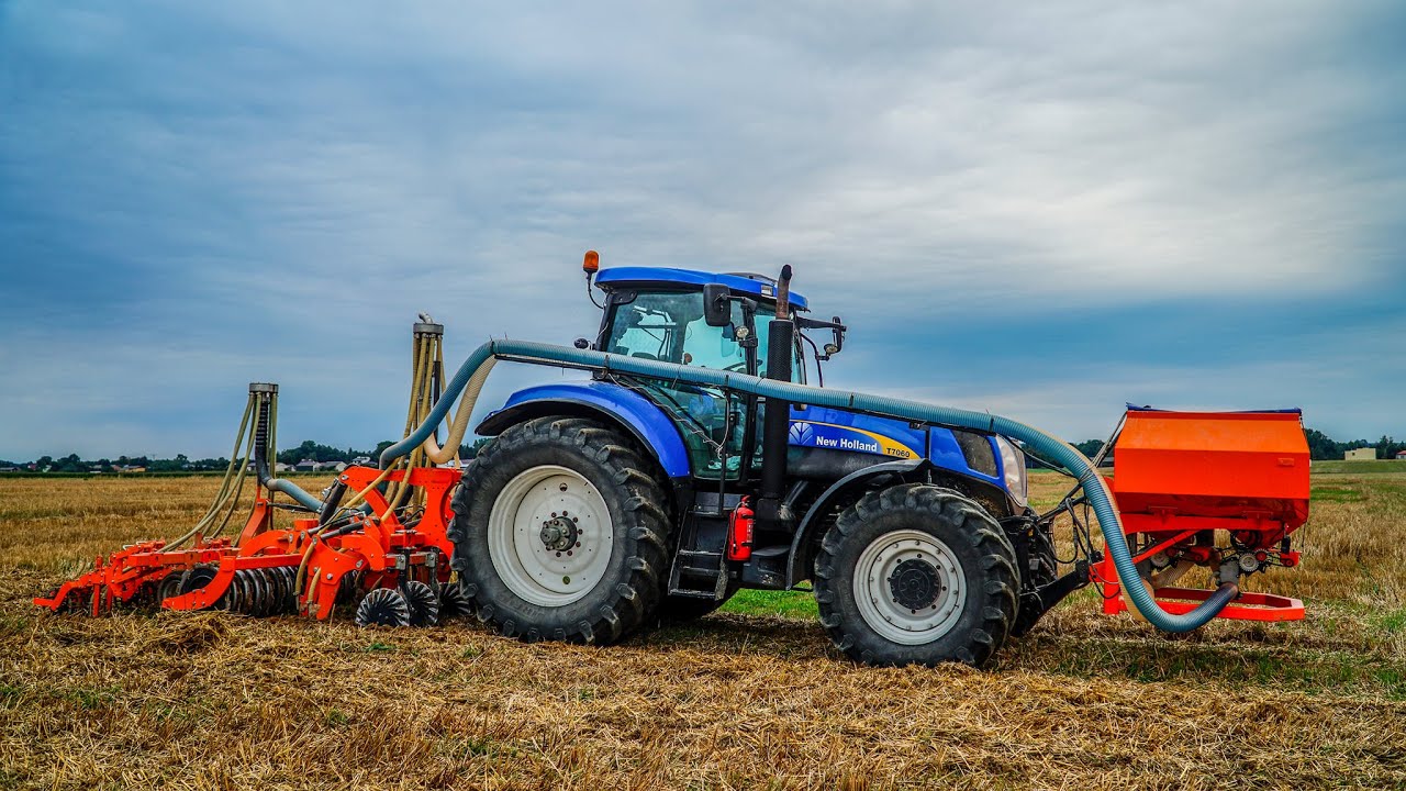 Pasowy Siew Rzepaku 2020 ☆ NoTiller Multi 3000FT ☆ Strip till seed drill ☆ New Holland T7060 ☆