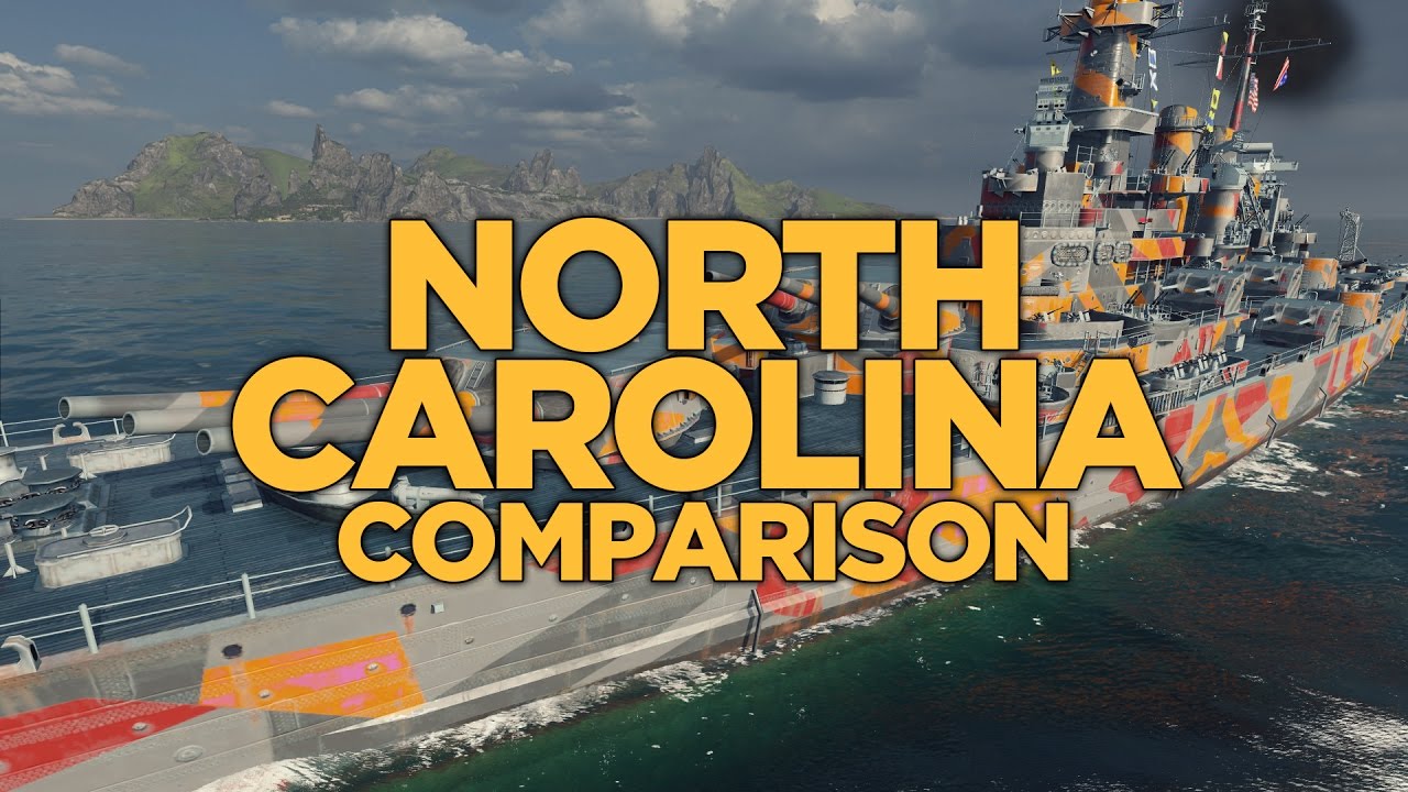 world of warships kansas vs north carolina