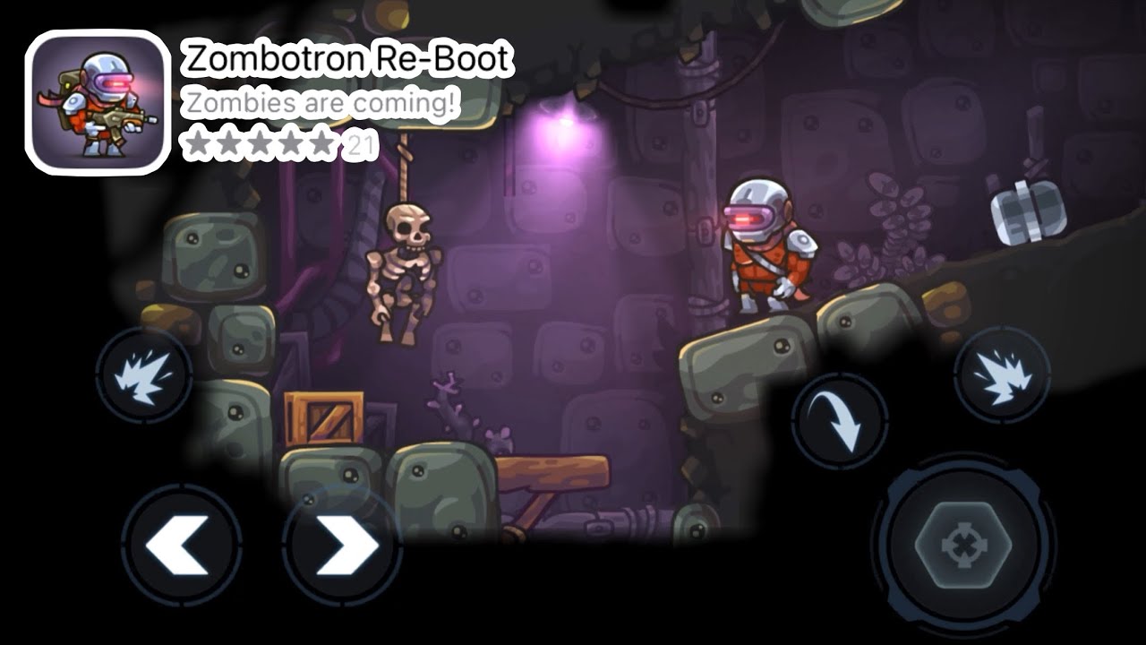 Zombotron Re-Bot 2D zombie adventure gameplay 2024 - YouTube