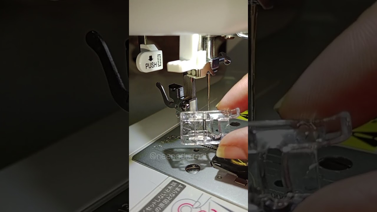 How to Change Presser Foot on Singer Sewing Machine 🧵 | Easy Tutorial 