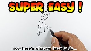 How to draw people walking | Super Simple Drawings