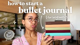 the ULTIMATE guide for how to start a BULLET JOURNAL for beginners ✨