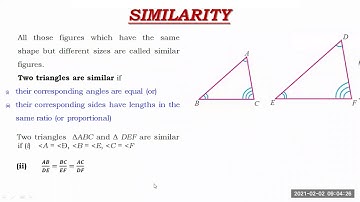 BMC EDU ENG 10/GEOMETRY/SIMILARITY (session-1)/ Sujata Verma Mam