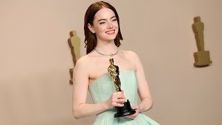 Emma Stone Wins Best Actress Oscar for ‘Poor Things’ #emmastone