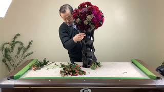 #058「丸く生けるアレンジェメント」花のワールドカップチャンピオン村松文彦のフラワーレッスン