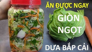 Muối DƯA BẮP CẢI theo CÁCH MỚI NÀY đơn giản và nhanh ĂN ĐƯỢC NGAY. 2 Nguyên liệu quan trọng  👍
