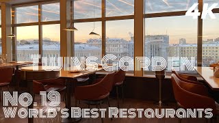 2nd BEST RESTAURANT in Russia | Dining at Twins Garden Full Tour | World&#39;s Best Restaurant