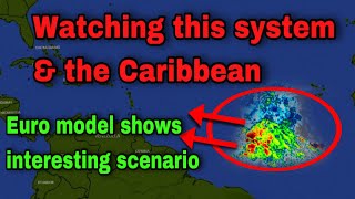 Watching this system moving west, Caribbean rainfall increase possible • (03/12/23)