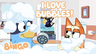 Olympia and Melinda's Spa Bath 🛁 💙 | Relax | Bingo - Official Channel