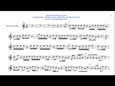 ed-sheeran-🔊shape-of-you-🔥eb-alto-sax-🎼-notes