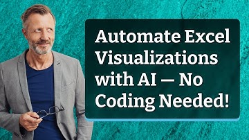 Automate Excel Visualizations with AI — No Coding Needed!