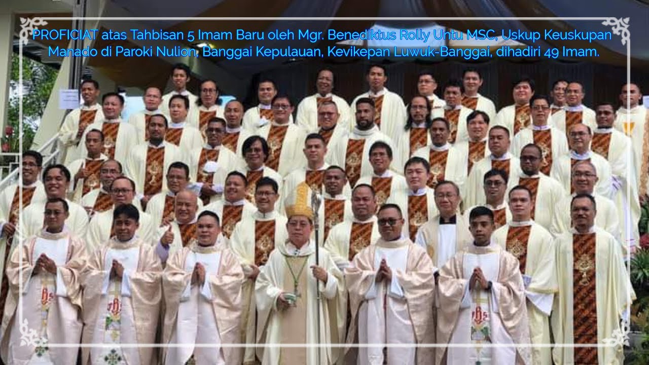 Mari Kita Bergembira Ria || Tahbisan Imam Keuskupan Manado || Madah Bakti 170 ||